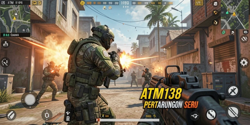 Gameplay seru dan menarik dari ATM138 dalam pertempuran FPS.