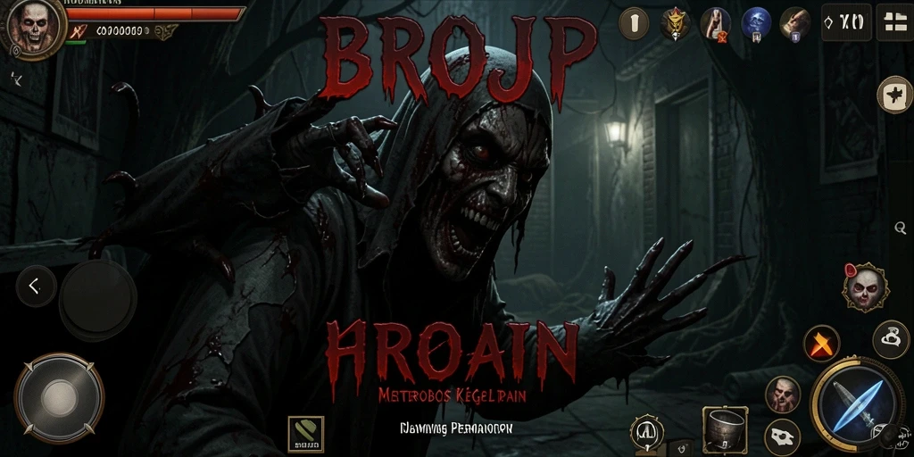 Tangkapan layar menunjukkan gameplay menegangkan dari BROJP.