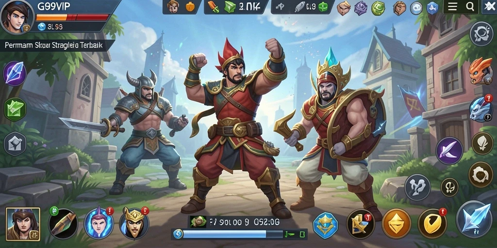 Tampilan gameplay G9VIP yang menarik dalam mode SLG.
