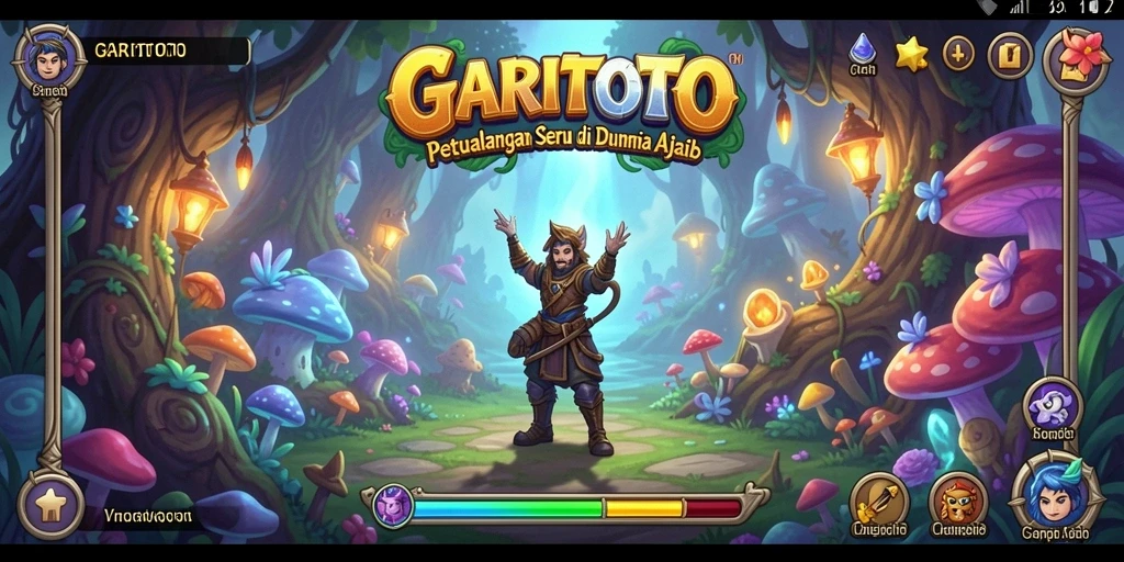 Tampilan gameplay seru GARITOTO menampilkan aksi dan eksplorasi petualangan.