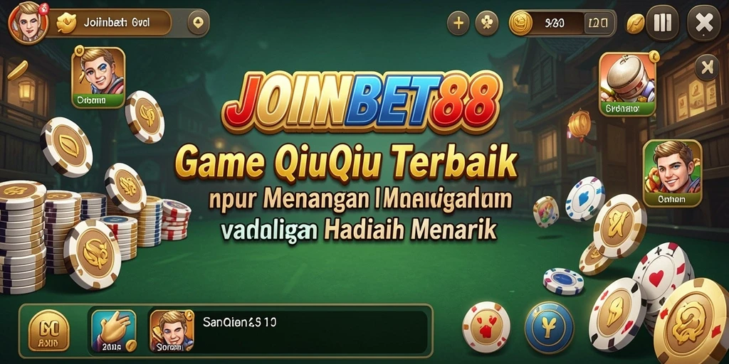 Gameplay seru QiuQiu di JOINBET88 dengan grafik yang memukau.