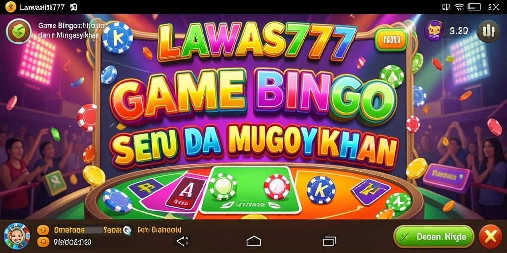 Tampilan gameplay Bingo yang seru di LAWAS777.