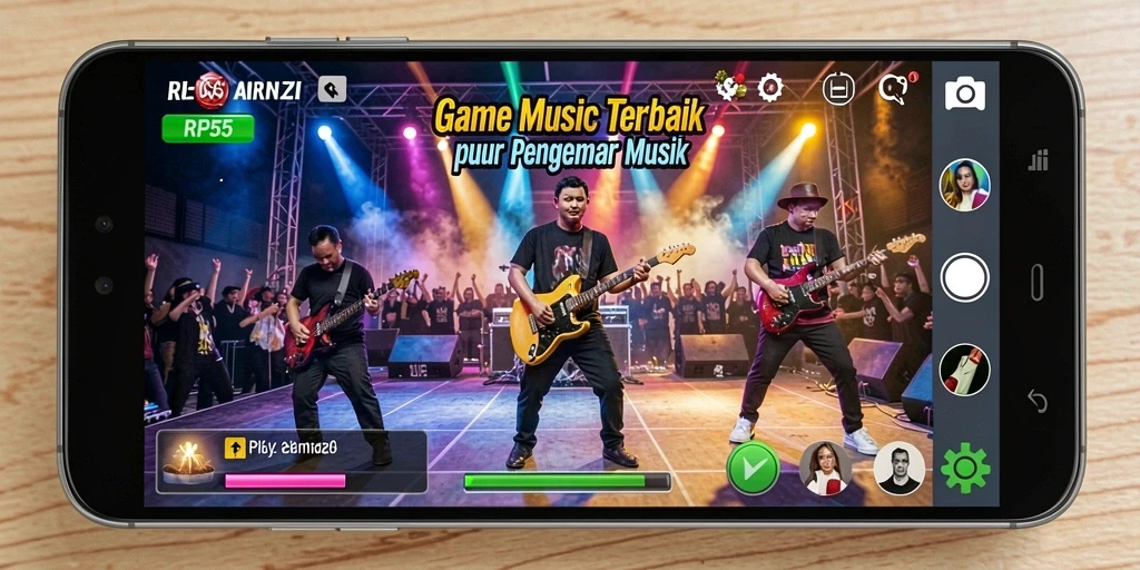 Tampilan menarik dari gameplay dalam <strong>RP55</strong> yang memukau.