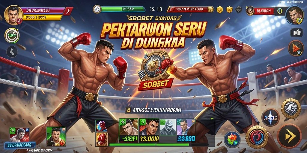 Tampilan aksi mendebarkan dalam pertarungan SBOBET.