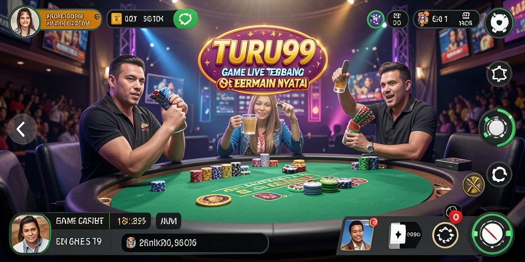 Gambaran gameplay seru di TURU99 Live Casino.