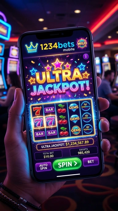 Tampilan antarmuka pengguna di 1234bets yang mudah digunakan.